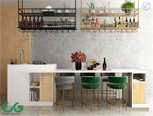 modern bar bar chair 3d model